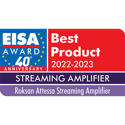The Attessa Streaming Amplifier wins the coveted EISA Streaming Amplifier 2022 – 2023 Award